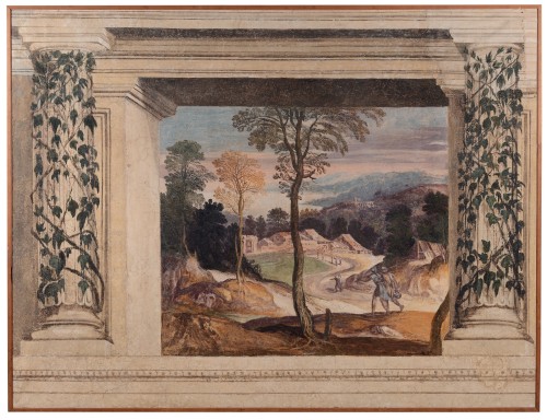 dentelledeperle:Girolamo Muziano, Paesaggio nei pressi del Castello di Rocca Sinibalda