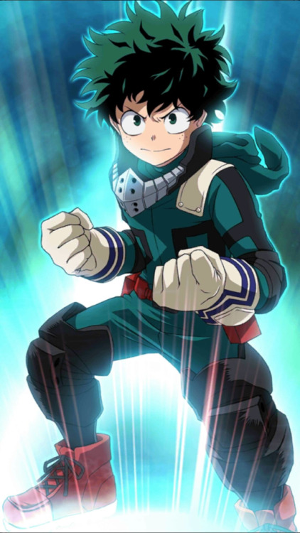 herosacademia - Midoriya Izuku in BNHA’s Smash Tap