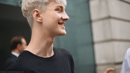 strangeforeignbeauty:  Benjamin Jarvis | London Collections: Men for Boys by Girls by Ieva Blaževičiūtė [ gif | fave models | 1000+ notes | facebook | google+ | instagram ]