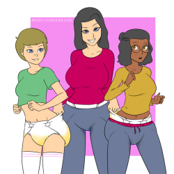 mostlyodourless: Leaky diaper checks Characters