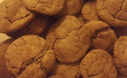 plant-strong-food:  Oodles of doodles- vegan cinnamon cookies Okay so here’s a twist on the snickerdoodle, a big gooey delicious twist. Ingredients 3 1/3 cups wholemeal flour 2 tsp baking powder 1 tsp baking soda 4 tbs ground cinnamon (use the best