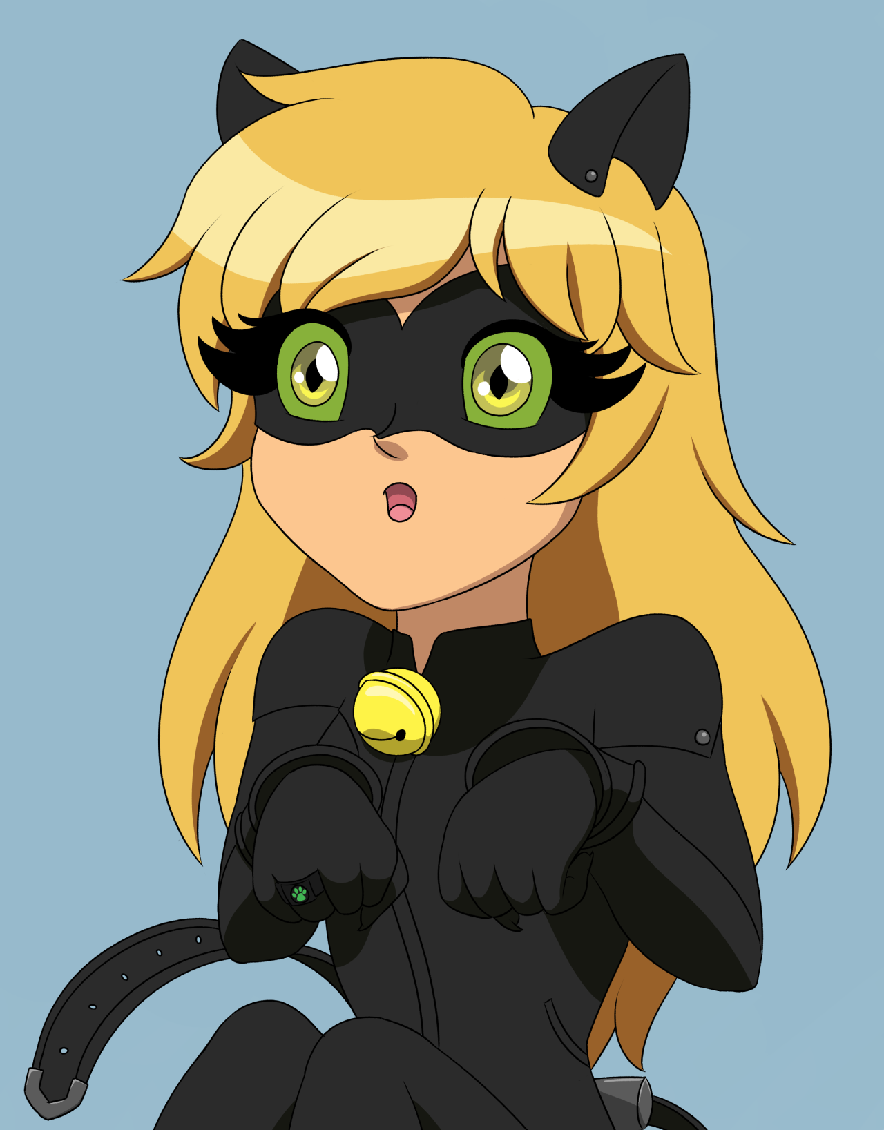 Finally Finished Making The Ladybug And Cat Noir Logos - Miraculous Ladybug  Mask Png, Transparent Png