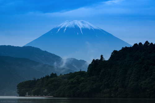 Hakone View of Mt. FujiThis view of Mt. Fuji was the clearest shot I could get on this cloudy, rainy