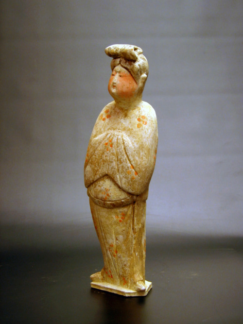 So-called &ldquo;fat lady&rdquo; Chinese tomb figurines from the Tang dynasty