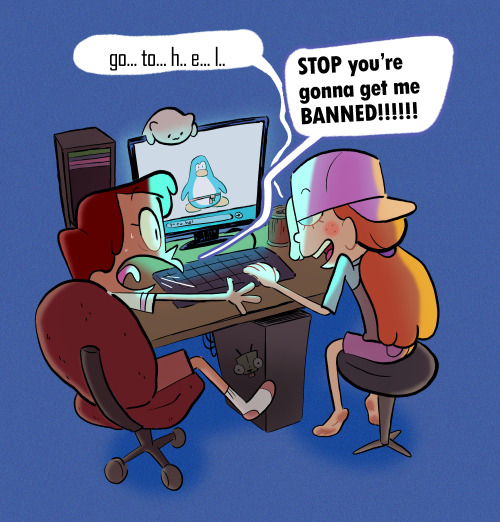 kenny and jace on club penguin