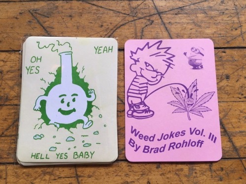 Weed Jokes Vol. III Brad Rohloff They’re back…. 8 risograph stickers + title card. 3.75