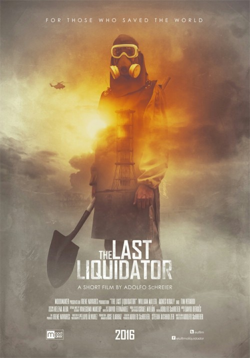 Poster for The Last Liquidator, a short film by Adolfo Schreier. Digitally painted, assemb