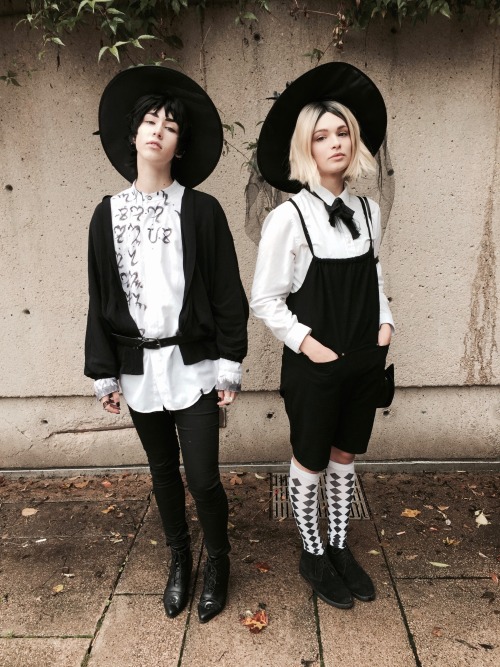 theprinceofcosplay: Witch Akaashi and Kenma based off of @mookie000‘s art for halloween e