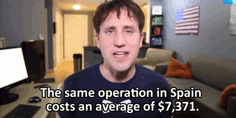 bethelionqueen:  blueokapi:  Josh Sundquist- 4 Shocking Facts about US Healthcare  *kicks holes in walls*I AM SO ANGRY 