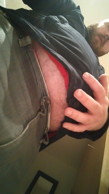 bloateduk:  My coat was under a bit of stress today. 