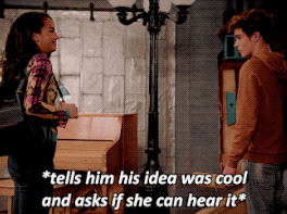 thylovelylionheart: Gina being supportive of Ricky in 1x06