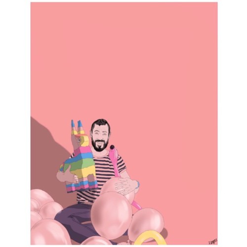 Happy moments with @yosoyalbertbelmonte #happymoments #play #pink #pinkmoments #balloons #man #madei