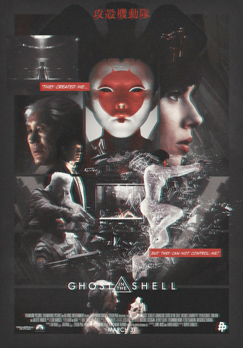  Alternative movie poster in collaboration with Poster Posse’s Tribute To Paramount’s “Ghost In The 