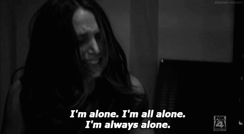 wonderland-misfits:  Alone. 