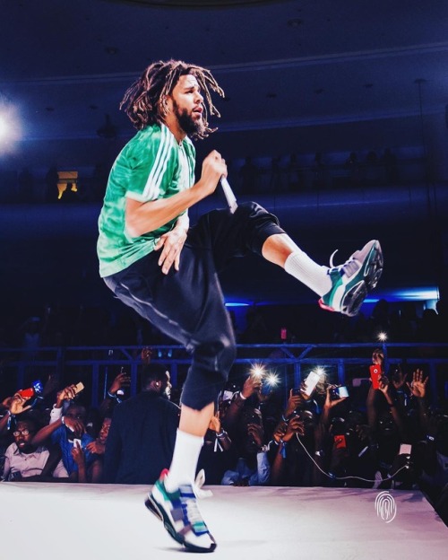 J. Cole Performing At Castle Lite Unlocks In Lagos, Nigeria On 04/27/18