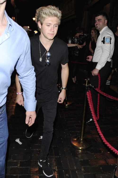 onedhqcentral-blog: July 3rd - Niall outside the Red Bull Tropical Edition Party in London