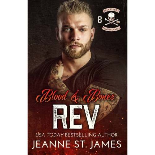 jeannestjames-author:  ⭐️ COVER REVEAL/PREORDER ⭐️  BLOOD &amp; BONES: REV Blood Fury MC, book 8  Preorder here: mybook.to/BFMC-Rev Add to your GR here: https://www.goodreads.com/book/show/57064706-blood-bones Releases 7/3/21  Photographer/Cover