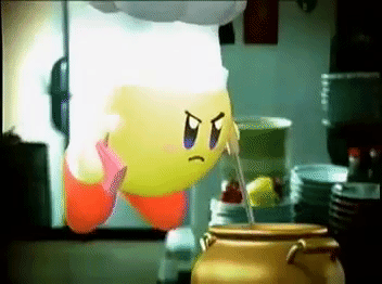 kirbysupperstar:Kirby orchestrates a jailbreak with the help of his fellow Kirbys in a Japanese adve