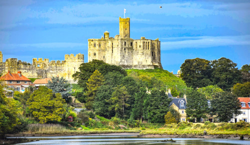 Warkworth Castle by Paul Thackray - Yorkshire Lad Warkworth Castle is a ruined medieval building in 