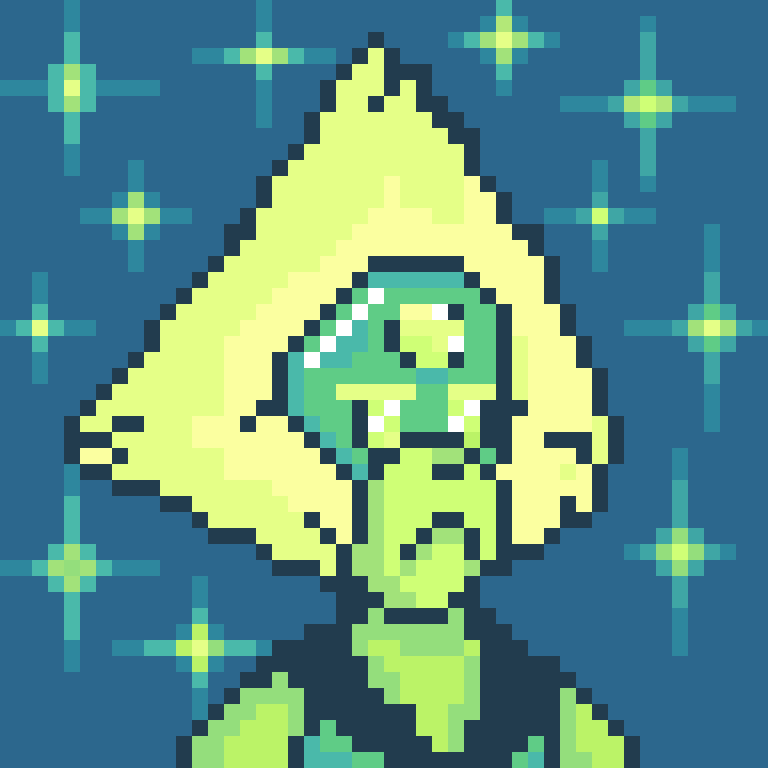 thekingofthewalruses: Lil pixel peridot for yall 