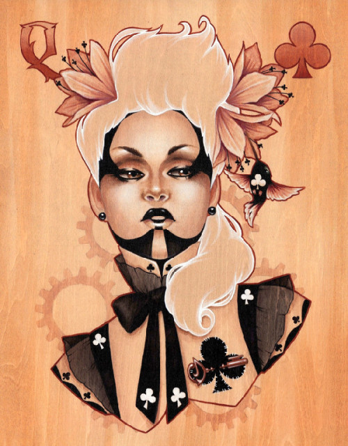 lohrien:  “The Queens” Illustrations by Glenn Arthur