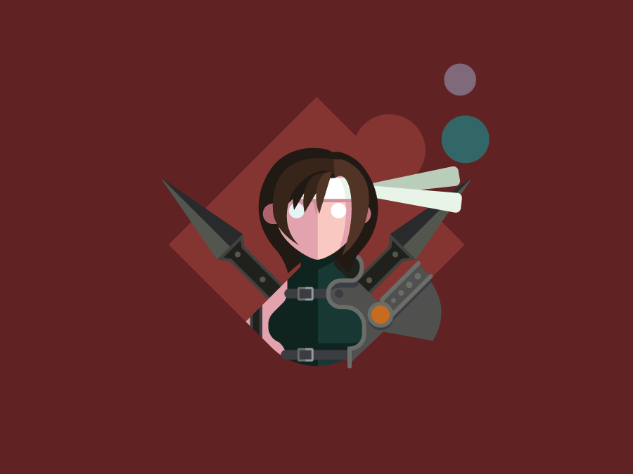 it8bit:  Final Fantasy VII Design Series  Created by Michael B. Myers Jr. || Dribble