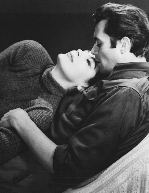 Dirk Bogarde and Ava Gardner in a publicity still from The Angel Wore Red (1960)