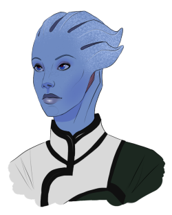 ta-mars-space:  Liara for @solstheimart ! :D Hope you like it !  I tried a different lineart brush, i hope its ok!  Art Requests are open ! :D 