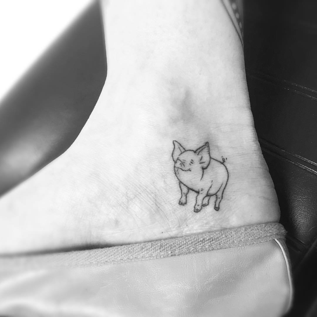 True Love Tattoo — #littlepiggy #pigtattoo #piglet #piglets...