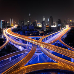 cityneonlights:  Rush Hour by Mathijs van