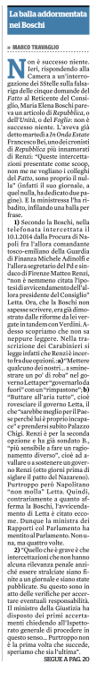 Il Fatto Quotidiano 16 Luglio 2015Boschi riferisce alla Camera