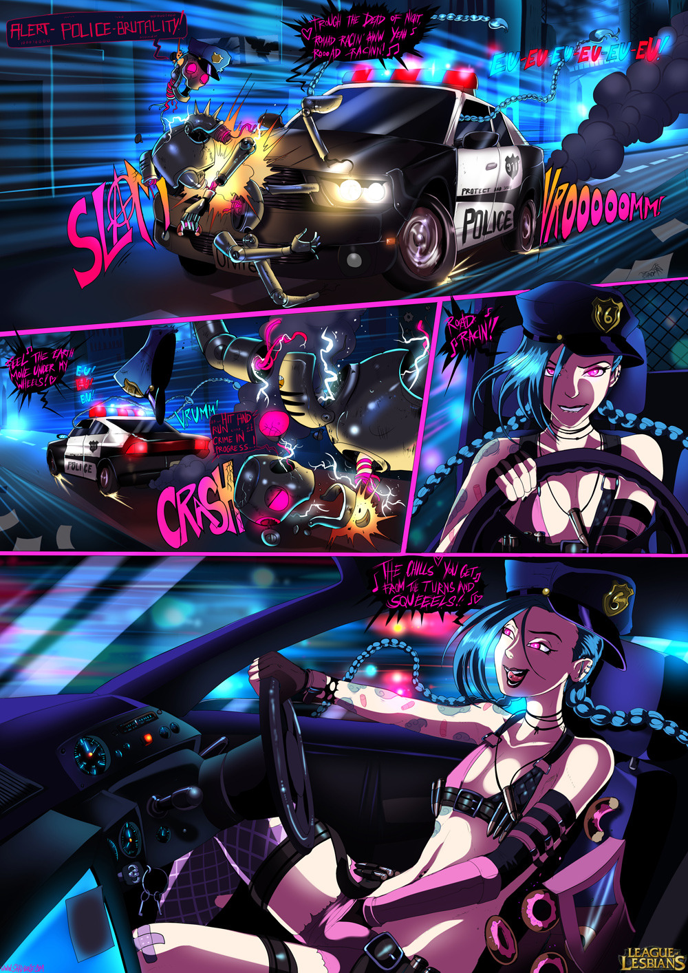 therealshadman:  Some comic pages, done in a continuation of the “League of Lesbians”