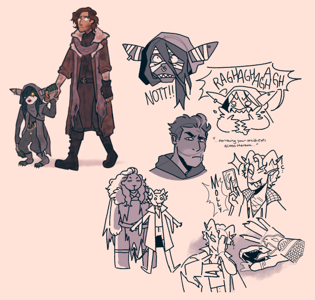 My sister wanted to start watching critical role so im rewatching the first episodes with her and everyone’s so different, no...