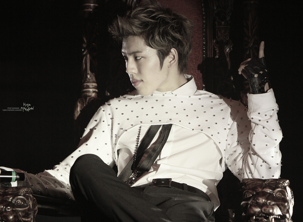 iris4289:  DONGWOO @ INFINITE's That Summer Concert 120812Cr. HOYA MACARONDO NOT