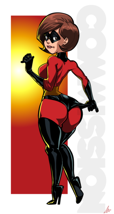 Porn Pics liefeldianabomination:Commission : Mrs. Incredible