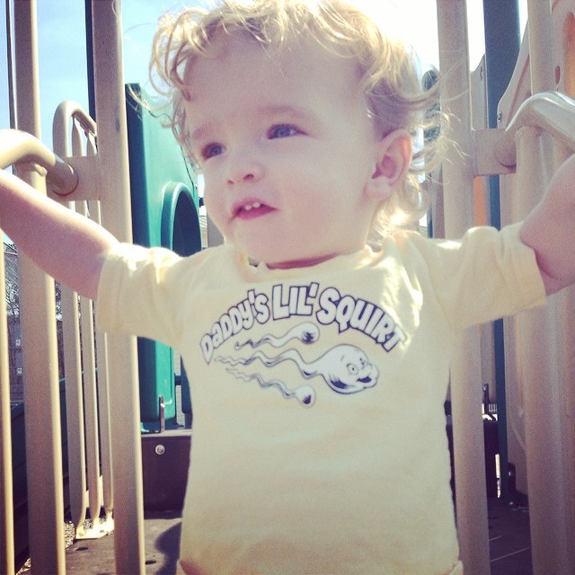 Little man enjoying the warm spring like day today at the park today.