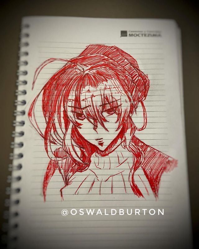 De su querida sección “sketches rápidos de monas chinas”     #monaschinas #mifuyu #anime #waifus #oswaldburton #sketch #drawing #girl #cosplay #cosplaygirl #red #redink  https://www.instagram.com/p/CeCS8sKOyHW/?igshid=NGJjMDIxMWI= #monaschinas#mifuyu#anime#waifus#oswaldburton#sketch#drawing#girl#cosplay#cosplaygirl#red#redink