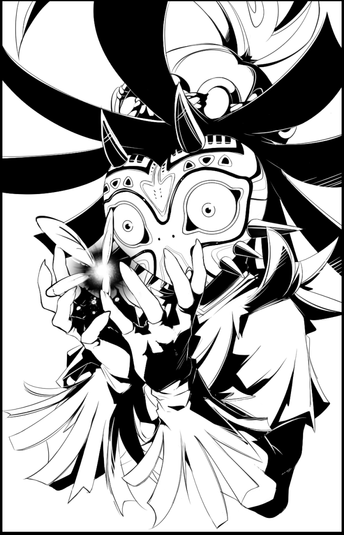 stickysheepart:  stickysheepart:  I doodled Skull kid from Majora’s Mask for Vaigh