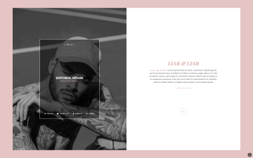 calamityposse:  editorial affair: preview & code a contained theme resembling a magazine editori