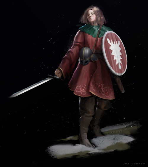 illustratjon - For fun, character based on a Crusader Kings II...