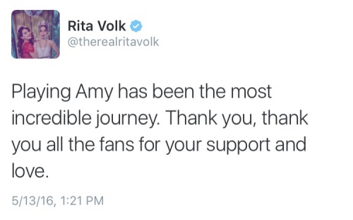 areyoufakingit:Tweets from Rita and Katie about the cancellation