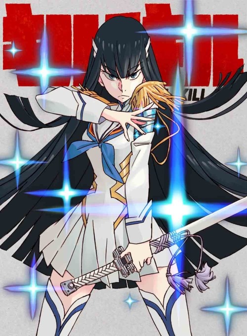 as-warm-as-choco:  KILL la KILL BD (Vol.1-6) Covers by Sushio (すしお). Finally an illustration of Hoka Inumuta and Nonon Jakuzure ! Thank you !  