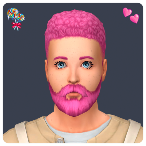 @igorstory’s 5 Facial Hairs in Candy Shoppe Collection Requires Meshes:The CaptainThe Teddy BearThe 