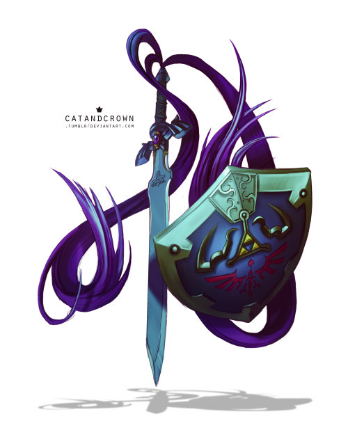 catandcrown:Hylian Aegislash.Following on from my Honedge, Doublade and Aegislash entry, which can be found HERE.I thought it would be cool to do a small crossover. I think it turned out quite nicely, too! I could even do a kokiri Honedge and perhaps