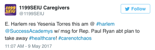 wilwheaton:  micdotcom: Harlem protesters shame House Speaker Paul Ryan for AHCA as he visits neighborhood school On Tuesday, House Speaker Paul Ryan (R-Wis.) plans to pay a visit to Success Academy, a charter school in Harlem. He is expected to meet