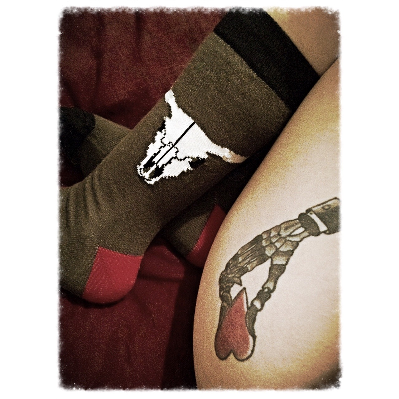 On the bright side I&rsquo;m wearing neat socks today