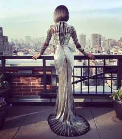 jenniferreneeeeee:  Jourdan Dunn in Balmain for Met Gala 2016 