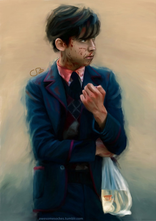 awesomesockes: “All this killing… I’m done with it.”Digital painting of Five from Netflix’ The Umbre