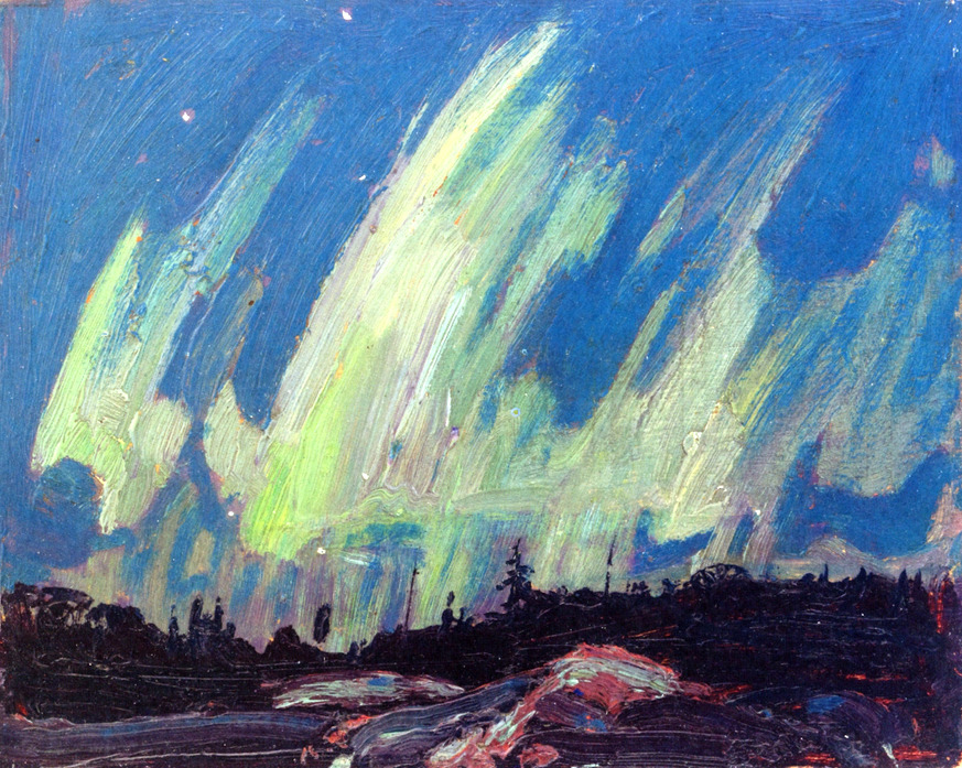 dappledwithshadow:  Northern LightsTom Thomson1915 Private collection	Painting -