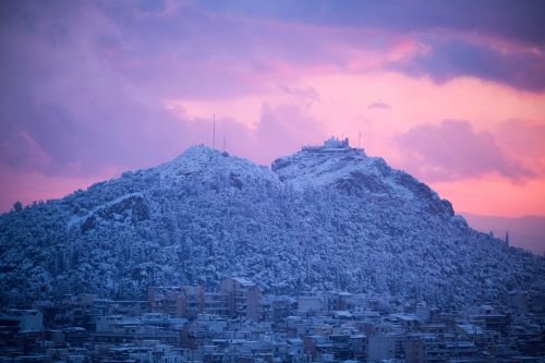 chanelbagsandcigarettedrags:Lycabettus Hill, Athens